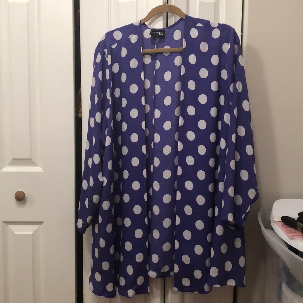 Vintage polka dot kimono
